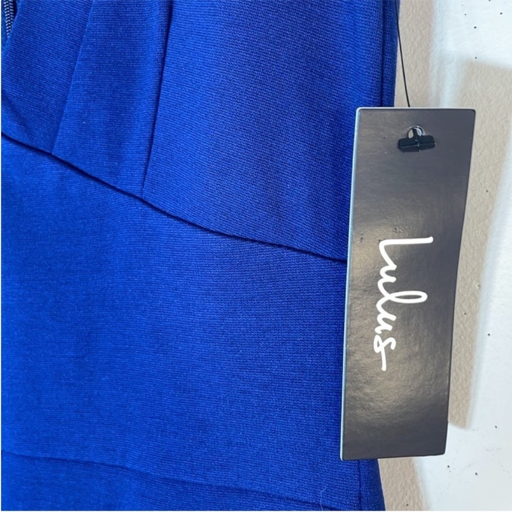 Lulus Elegant Blue Cocktail Midi Dress. XS. NWT. - Picture 3 of 10